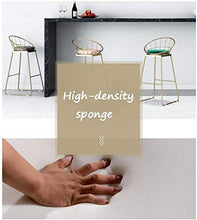 SYLOZ Chair Bar, caffè 2 Pezzi Bar Stool Chair Sgabello con poggiapiedi Sedile Posteriore con Tondo Imbottito 45 Centimetri