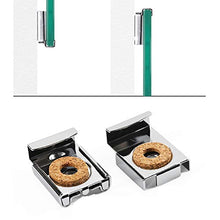 Clip Specchio Set Supporto per Specchio Clip Muro per Appendere Specchio Foto Appendi Muro Clip Specchio Montaggio a Specchio Clip per Appendiabiti Vetro Kit di Fissaggio a Parete Clip 2 Set (8 Pezzi)