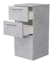 Set di mobili da bagno OPTIMO 80cm (5 pezzi) grigio cemento