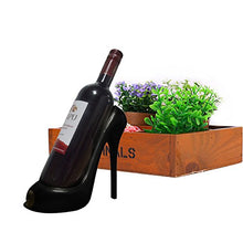 Kicode forma scarpa tacco alto Wine Bottle Holder Elegante Wine Rack Accessori per la decorazione domestica