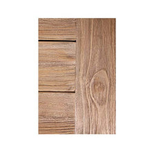 Gartentraum Sgabello da Giardino in Teak Riciclato Marrone - Stool Brun