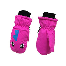 Congci Guanti Caldi, Guanti da Sci per Bambini ， 1 Paio di Guanti per Bambini per Bambini Invernali, Ragazzi, Ragazze, Guanti da Sci Antivento Impermeabili per Esterni