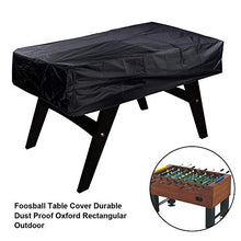 sanguiner Copri Tavolo Calcio Balilla, Copri Tavolo Calcio Resistente Impermeabile Custodia Antipolvere per Tavolo Universale per Interni Esterni Patio, Nero gaudily