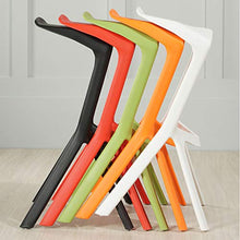 ZRN Sgabello da Bar * 1 Set, Sgabello da Cucina Sono Disponibili Molti Colori di plastica Sgabello Senza Schienale con Seduta in plastica