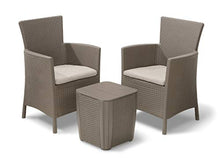 Allibert Iowa Balcony Set Balcone, Cappuccino/Sabbia (Imbottitura in Policotone)