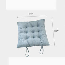 XIBALI Cuscini per sedili Quadrati con Lacci Decorativi Antiscivolo,Cuscino da Seduta da Giardino per Auto da Ufficio e Sedia da Pranzo,Confezione da 1/2/4/6 (35 * 35 CM / 40 * 40 CM)