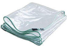 GJJSZ Telo Impermeabile per Gazebo,teloni Impermeabili Resistenti,Telo Impermeabile Trasparente Facile da Piegare,Ideale per Tende,Barche,Camper o Piscine Spesse 12 Mil.