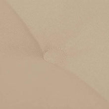 UnfadeMemory Cuscino per Panca da Giardino Beige 150x50x3 cm