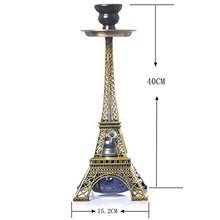 XJJY Set di Acqua dell'Acqua della 55CM SHISHAH Set (Torre Eiffel) con 2 Tubi Flessibili, pinze e Accessori di Carbone