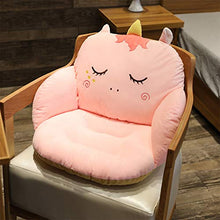 HB.YE - Cuscino per sedia con schienale e seduta antiscivolo, per sedia da giardino, per esterni, per ufficio e interni Rose Clair Licorne
