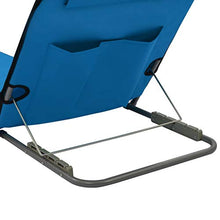 Tidyard Lettino da Spiaggia Pieghevole 2 pz in Tessuto Blu