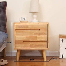 Comodino Squisito Moderna Legno Solido Fianco con Forte Portata for Camera da Letto, Studio, ECC corpulento (Size : B)