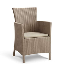 Allibert Iowa Balcony Set Balcone, Cappuccino/Sabbia (Imbottitura in Policotone)