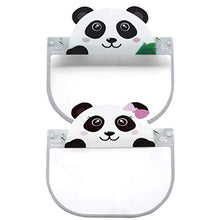 Amosfun Visiera Protettiva per Bambini Visiera Scudo Trasparente Visiera per Antipolvere (Trasparente) 2 Pezzi