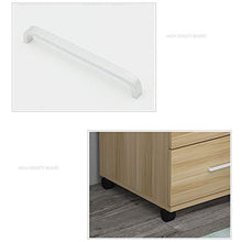 ZXPzZ Armadi per Ufficio, Armadietti, Mobili per mobili, Mobili da Camera da Letto di Lusso assemblati Comodino con 3 cassetti-16x16x22 Pollici (Colore : Bianca)