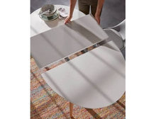 Kave Home - Oqui Tavolo allungabile Ovale 140-220 cm Marrone