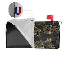 Moderno design geometrico GoldDesign unico magnetico cassetta delle lettere copre la copertura della cassetta delle poste per giardino giardino e cortile dimensioni standard 51 x 48 pollici