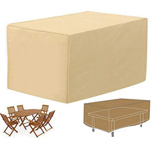 ZCED Copertura Mobili Giardino Rettangolare Copertura Tavolo Esterno Impermeabile Tessuto Oxford Resistente 420D Impermeabile E Antipolvere Anti-UV