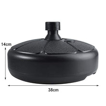 MAGT Basi e Supporti per ombrelloni, Base Ombrellone Base Plastica per Giardino Forma Rotonda Sabbia per Acqua Supporto per Base Ombrello Pieghevole Base per Ombrellone per Asta da 28mm-40mm