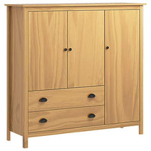 FAMIROSA Armadio a 3 Ante Hill Range 142x45x137 cm Legno Massello di Pino