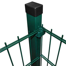 vidaXL Set 22 Pannelli di Recinzione 2D Giardino con Pali 2008x1630 mm 44m Verde