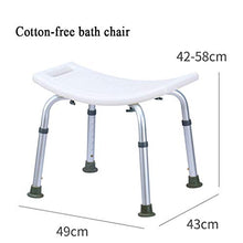 GLJMTY Sedia da Bagno Regolabile in Altezza Comfort Lavabile per Persone con Ridotta capacità Motoria 136 kg di Carico Elevato