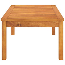 FAMIROSA Tavolino da caffè 100x50x33 cm in Legno Massello di Acacia