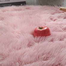MissZZ Tappeti Rotondi in Peluche Cuscini per sedie Ultra Morbidi Tappeto soffice Tappetino Lavabile per Arredamento della Stanza-Rosa Diametro 100 cm
