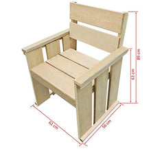 SKM Set da Pranzo da Giardino 5 pz in Legno di Pino Impregnato (117.5kg)