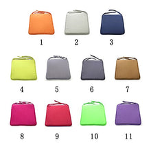 WATERPROOF Cuscino per sedia Cuscini per sedute TERNO Cravatta da giardino COPERTURA TRAIBILE U(40 cm per 40 cmBlu navy)