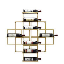 LHQ-HQ A Parete Wine Rack Hanging Rack Decoration Wine Red Wall Shelf Vino