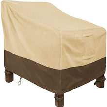 Copertura per mobili da giardino, copertura per sedie da terrazza, copertura impermeabile per divano, utilizzabile per tutte le condizioni atmosferiche, 90 x 98 x 78 cm.