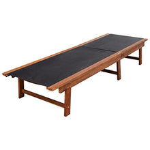 vidaXL Legno Acacia Set Lettino Sole 3 pz Giardino Spiaggia Sdraio Prendisole