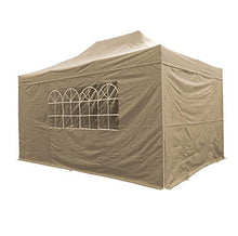 AIRWAVE - Gazebo Essential Pop Up con Lati Impermeabili, 3 x 4,5 m, Colore: Beige