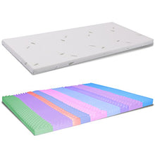 AILIME SRL Topper Memory Singolo 85X190 H 5 CM con SFODERABILE in Aloe Vera CORRETTORE BUGNATO per Materasso