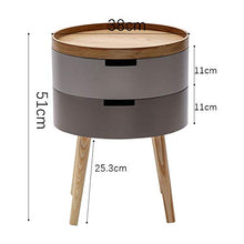 Diaod Legno Solido Nordic Creativo Tavolino Semplice Laterale Divano Side Table d'angolo Diversi Bed tavola Rotonda