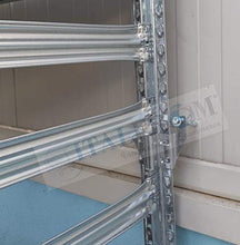 ITALFROM Legnaia Modulare Composta in Acciaio Zincato con Staffe a Parete con 6 Ripiani Tetto Verde Modulo Centrale 128 cm Varie Misure H250 cm - Modulo Iniziale (368, 80)