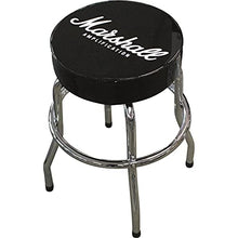 MARSHALL LIFESTYLE - Sgabello in Alluminio con Logo Marshall Altezza 60 cm, Colore Nero