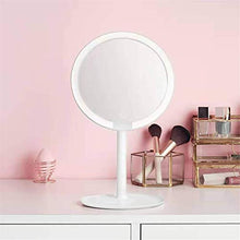 Specchio per Il Trucco con LuceSpecchio per Trucco LED Portatile da 2000 mAh Luminosità Regolabile Specchi LED per Trucco con Lampada A LED Circostante BrevettataRotondo d'Ingrandimento