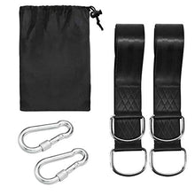 Camisin - Cinghia larga per dondolo e amaca con cinghia di collegamento multiuso, 2 cinghie per altalena, 2 moschettoni con chiusura a vite