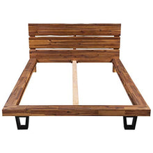 FAMIROSA Giroletto in Legno Massello di Acacia 140x200 cm