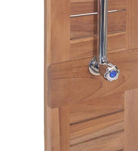 Zerone Doccia da Giardino in Legno, Doccia di Tea per Esterno 70x75x204 cm