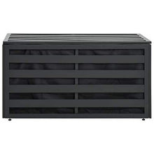 vidaXL Contenitore per Giardino in Alluminio 100x50x50 cm Antracite