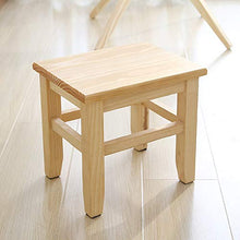 Labuda Sgabello Quadrato Multiuso in Legno, Sgabello in Legno, Bagno Camera da Letto per Soggiorno Lavanderia
