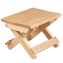 XGQ. Panca Pieghevole Pieghevole for Esterni Pine Panca Portatile for Esterni, Dimensioni: 19x24x17,8 cm