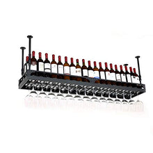 HJ-Golf Rack per armadietti per stoccaggio per Goblet Porta Bicchiere Calice Sospensione Bicchiere da Vino Portapiatti da Appendere for Vino Staffa di Ferro per Bottiglie di Vino per Vino