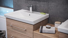 Set mobile bagno (7-pezzi) incl. 2x lavabi V&B Subway 2.0 in rovere chiaro