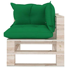 SKM Set Divani da Giardino Pallet 5 pz con Cuscini in Legno di Pino (126.16kg)