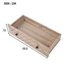 MoovGTP - Comodino con 3 cassetti, comodino, con gambe in metallo, per camera da letto, soggiorno