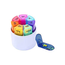 7 giorni pillole portatile settimanale pillole organizzatore dispenser splitter
